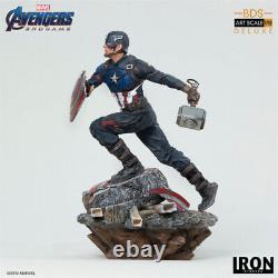 1/10 Iron Studios Avengers Endgame Captain America Deluxe BDS Art Statue Model