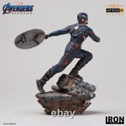 1/10 Iron Studios Avengers Endgame Captain America Deluxe BDS Art Statue Model