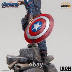 1/10 Iron Studios Avengers Endgame Captain America Deluxe BDS Art Statue Model