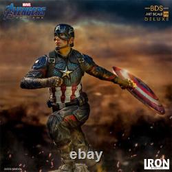 1/10 Iron Studios Avengers Endgame Captain America Deluxe BDS Art Statue Model