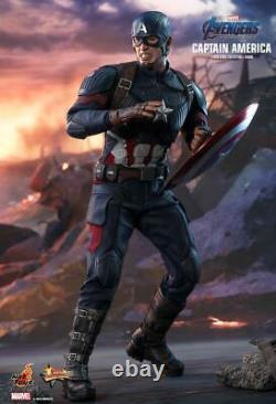 1/6 Avengers 4 Endgame Captain America Action Figure MMS536 Hot Toys Brown Box