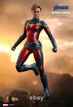 1/6 Hot Toys Mms575 Avengers Endgame Captain Marvel Carol Danvers Movie Figure