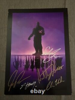 2019 SDCC Marvel Booth Avengers Endgame Signed Poster Russo Sebastian Stan