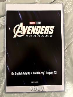 2019 SDCC Marvel Booth Avengers Endgame Signed Poster Russo's & Sebastian Stan