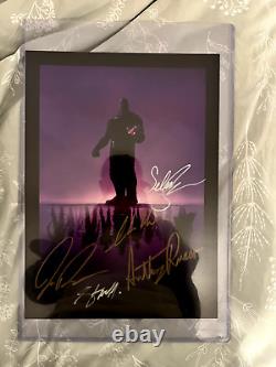 2019 SDCC Marvel Booth Avengers Endgame Signed Poster Russo's & Sebastian Stan