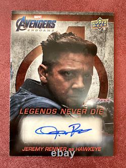 2020 Avengers Endgame & Captain Marvel AUTO LNDW Jeremy Renner as Hawkeye Auto