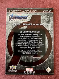 2020 Avengers Endgame & Captain Marvel AUTO LNDW Jeremy Renner as Hawkeye Auto