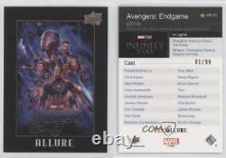 2022 Marvel Allure Movie Posters In Lights 81/99 Avengers Endgame #MP-20 0m4q