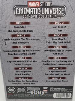 23 MARVEL STUDIOS CINEMATIC UNIVERSE MOVIE COLLECTION 12 DVD Avengers Endgame