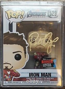 4x Downey Jr Brolin Hemsworth Evans Signed Funko Pops Marvel Avengers Endgame