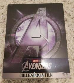 AVENGERS Collection 5-disc Blu-ray Steelbook Endgame Ultron Infinity War NEW