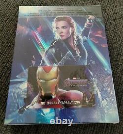 AVENGERS ENDGAME Lenticular Fullslip B1 Steelbook 4K UHD Blu-ray WeET Exclusive