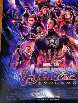 AVENGERS ENDGAME Movie Poster CAST SIGNED Premiere Autograph Iron Man Thor Comic