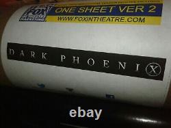 AVENGERS ENDGAME X-MEN Dark Phoenix 27x40 Original DS Theater Poster LOT withCOA