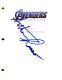 Anthony Russo Signed Autograph Avengers Endgame Full Movie Script Screenplay