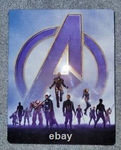 Avengers Age of Ultron +Infinity War +Endgame (3× STEELBOOK 4K+Blu-ray+Digital)