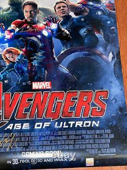 Avengers Age of Ultron Movie Poster CAST SIGNED Stan Lee Endgame Infinity War