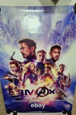 Avengers ENDGAME 4x6 Bus Shelter DS Movie Poster Marvel Robert Downey Chris Evan