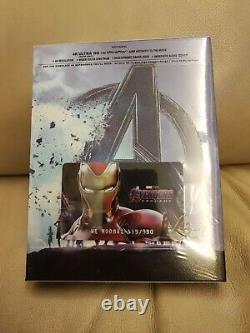 Avengers End Game 4K+2D Steelbook, Fullslip A2 NewithSealed, Weet, 615/950