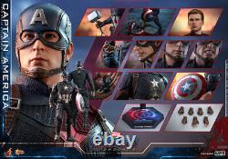 Avengers Endgame 1 6 Captain America MMS536 Hot Toys Movie Masterpiece New Uno