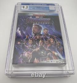 Avengers Endgame (2019) Blu-ray New Sealed Slipcover Graded CGC 9.2 A+