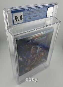 Avengers Endgame (2019) Blu-ray New Sealed Slipcover Graded CGC 9.4 A++