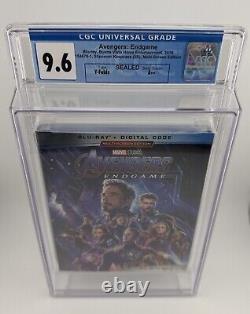 Avengers Endgame (2019) Blu-ray New Sealed Slipcover Graded CGC 9.6 A+