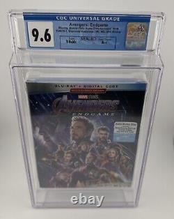 Avengers Endgame (2019) Blu-ray New Sealed Slipcover Graded CGC 9.6 A++