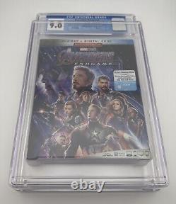 Avengers Endgame (2019) Blu-ray New Sealed Slipcover Graded CGC 9.6 A++