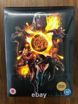 Avengers Endgame 3D Zavvi Exclusive Collector's Edition Steelbook 2D Included
