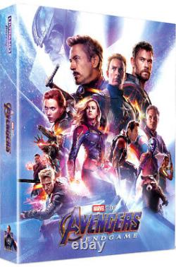 Avengers Endgame 4K UHD + BLU-RAY Steelbook Full Slip A2 / WeET