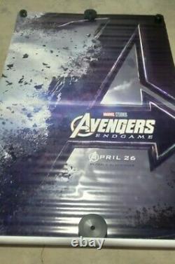 Avengers Endgame 5' X 8' Teaser Banner Theater Original Marvel MCU + FREE Banner