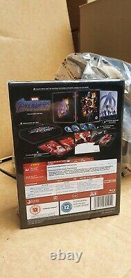 Avengers Endgame Blu Ray & 3D Blu ray steelbook (ZAVVI) & Thanos