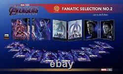 Avengers Endgame Fanatic Steelbook Blu-ray 4K ONE-CLICK Lenticulars Blufans 500
