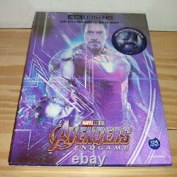 Avengers Endgame Full Slip Steelbook B1 WeET Collection 4K + Blu-Ray New