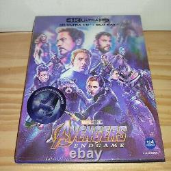 Avengers Endgame Full Slip Steelbook B2 WeET Collection 4K + Blu-Ray New