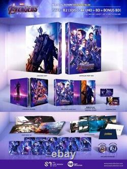 Avengers Endgame Full Slip Steelbook B2 WeET Collection 4K + Blu-Ray New