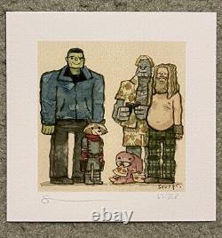 Avengers Endgame Hulk Thor Movie Print Mondo Showdowns Poster Scott C Campbell