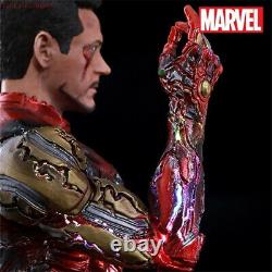 Avengers Endgame Iron Man Tony Stark MK85 Figure 1/6 Model Toys With LED Lights