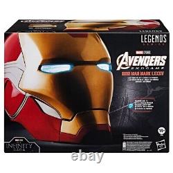 Avengers Endgame Marvel Legends Iron Man Mark 85 Premium Electronic Helmet Prop