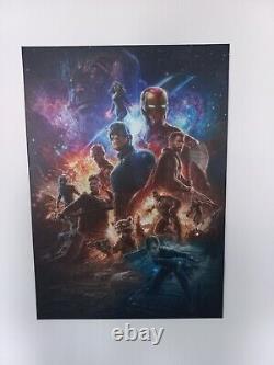 Avengers Endgame Metal Artwork Home Decor Movie Poster Iron Man Hulk Thor Thanos