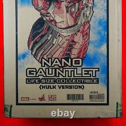 Avengers Endgame Nano Gauntlet Hulk Version 11 Statue Hot Toys LMS008 Sealed