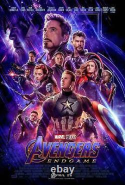 Avengers Endgame Original Movie Poster Final Style Iron Man Capt America