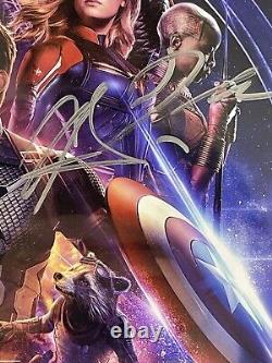 Avengers Endgame Poster Signed Autograph Chris Hemsworth/ Danai G. 12x18 PSA/DNA