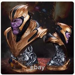 Avengers Endgame Thanos 1/2 Bust Figure 38CM Resin Model Statue With LED Stones