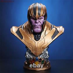 Avengers Endgame Thanos 1/2 Bust Figure 38cm Statue With LED Stones Resin Model