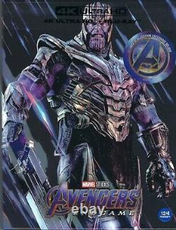 Avengers Endgame WeET Collection 4K Limited SteelBook withFull Slip A1 (Korea)