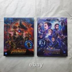 Avengers Infinity War & Endgame Weet Collection Lenticular B2 Steelbook Bluray