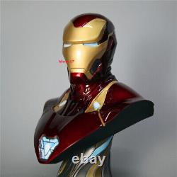 AvengersEndgame Iron Man MK50 1/2 Bust Statue Resin Figure Model Collectiable