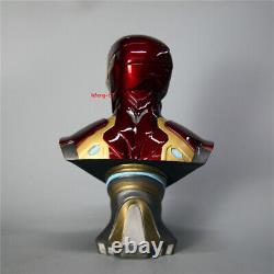 AvengersEndgame Iron Man MK50 1/2 Bust Statue Resin Figure Model Collectiable